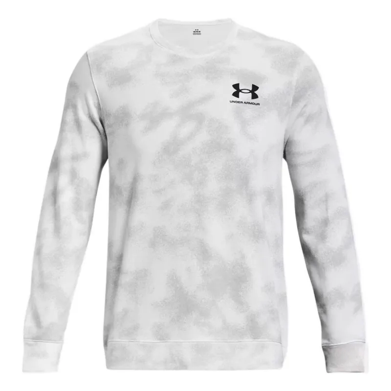 Under Armour Rival Terry Nov Crew 'White Grey' 1377186-100 sold by KicksCrew