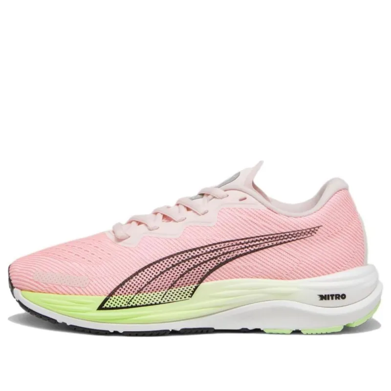 (WMNS) PUMA Velocity Nitro 2 Running Shoes 'Pink White' 376262-20 sold by KicksCrew