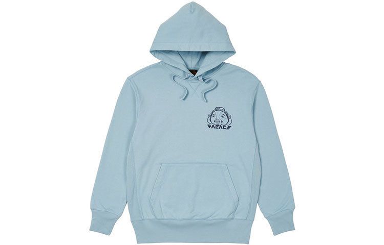 Palace X Evisu FW21 Tri-Godhead Hoodie 'Blue' P21EVHD003 sold by KicksCrew product image thumbnail 2
