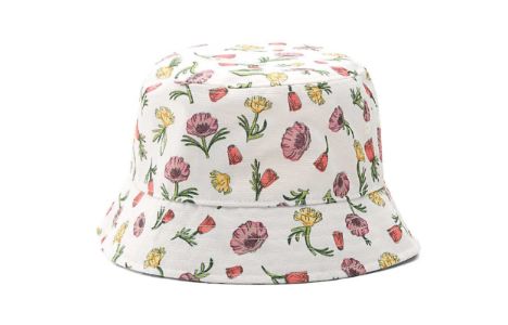 (WMNS) Vans Hankley Bucket Hat 'White Red Yellow Green' VN0A3ILLY0E sold by KicksCrew