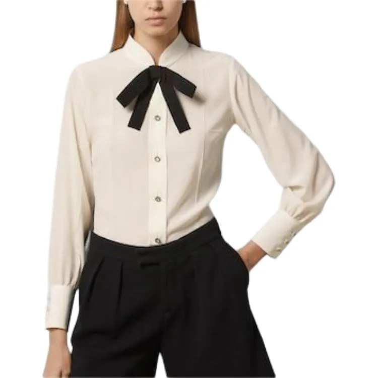 (WMNS) Gucci Silk Crepe De Chine Shirt 'Ivory' 771808-ZAAOG-9136 sold by KicksCrew product image thumbnail 4
