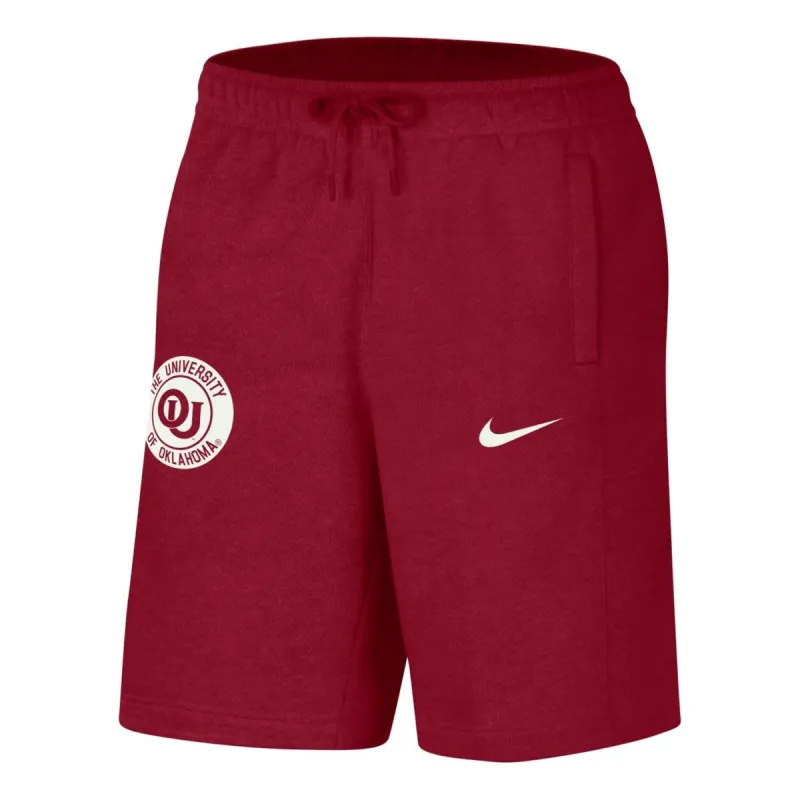 Nike Oklahoma College Shorts 'Team Crimson' FN8117-613 sold by KicksCrew