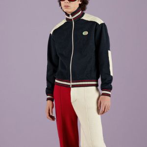 Gucci Cotton Jersey Zip Jacket 'Navy' 706412-XJE8S-4735 sold by KicksCrew