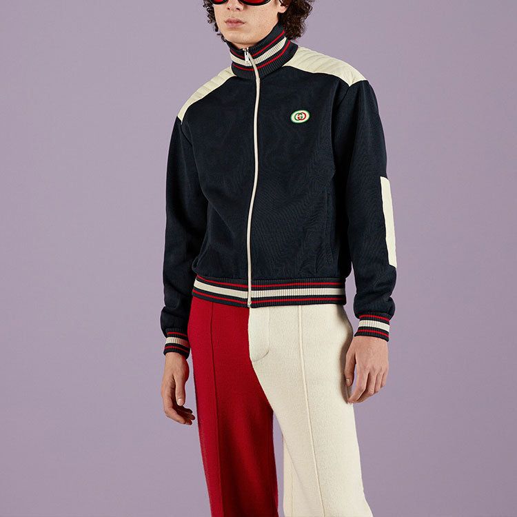 Gucci Cotton Jersey Zip Jacket 'Navy' 706412-XJE8S-4735
