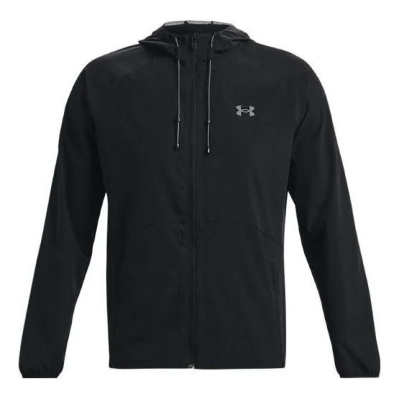 Under Armour Stretch Woven Windbreaker Jacket 'Black' 1377171-001 sold by KicksCrew