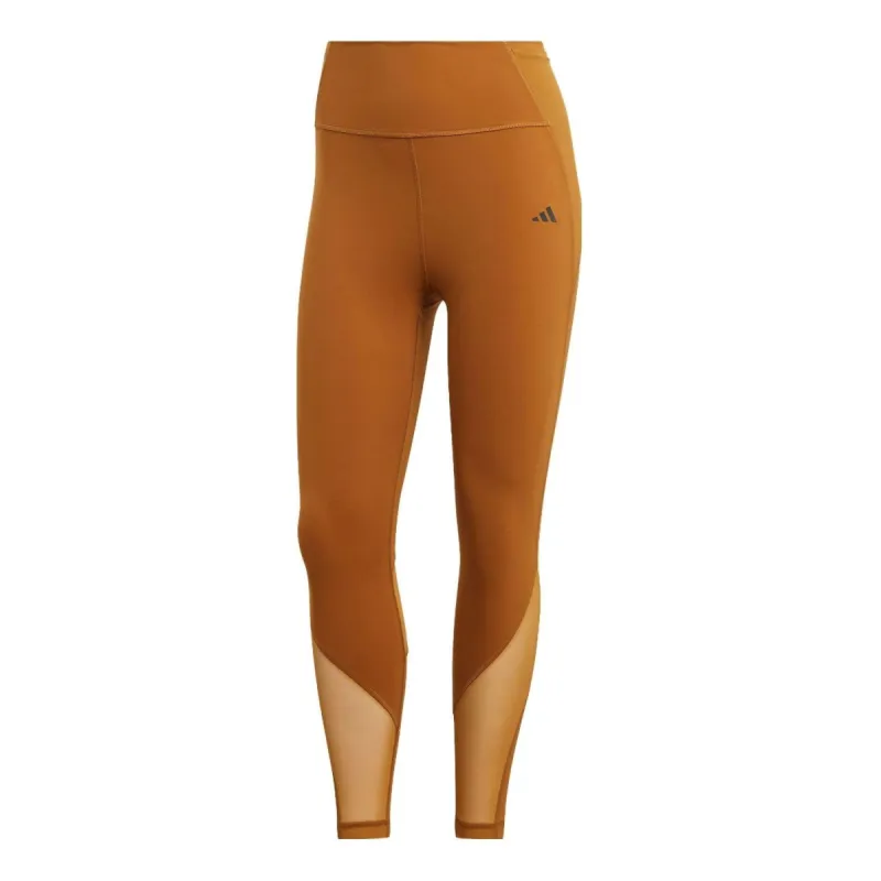 (WMNS) adidas Tailored HIIT Training 7/8 Leggings 'Brown' HR5426 sold by KicksCrew