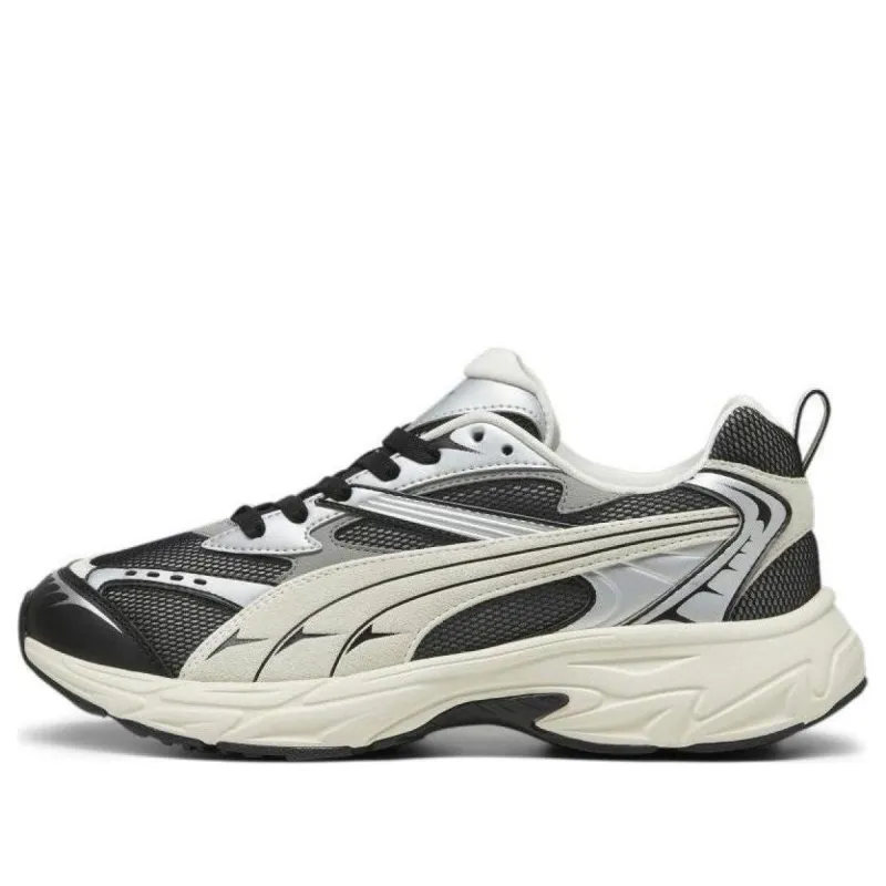 PUMA Morphic Retro Sneakers 'White Black' 395920-01 sold by KicksCrew