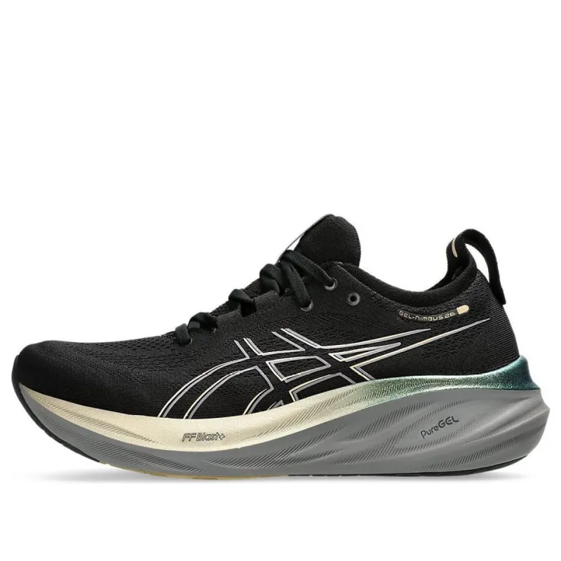 ASICS Gel-Nimbus 26 Platinum 'Black Champagne' 1011B922-001 sold by KicksCrew