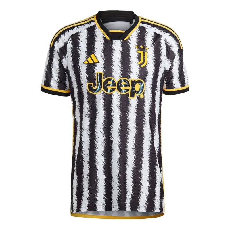 Adidas Juventus 23/24 Home Authentic Jersey 'Black White' HR8248 sold by KicksCrew