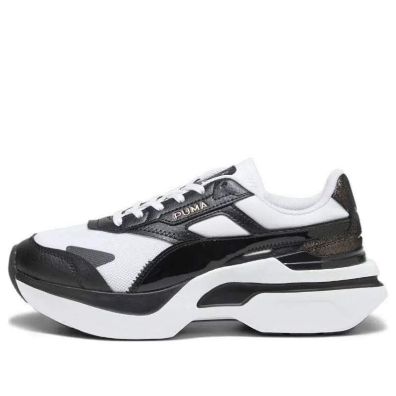 (WMNS) PUMA Kosmo Rider Glam Sneakers 'Black White' 393108-02 sold by KicksCrew