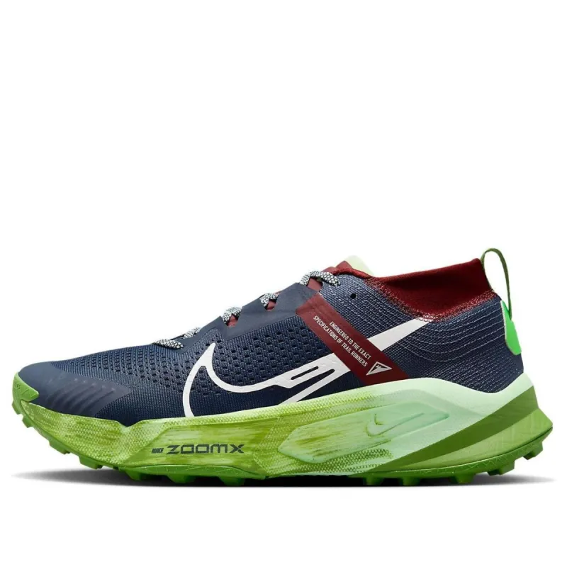 Nike ZoomX Zegama Trail 'Blue Green' DH0623-403 sold by KicksCrew