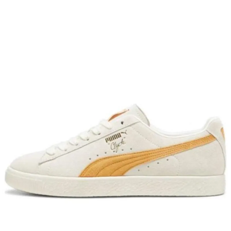 Puma Clyde OG Frosted Shoes 'Ivory Clementine' 391962-09 sold by KicksCrew