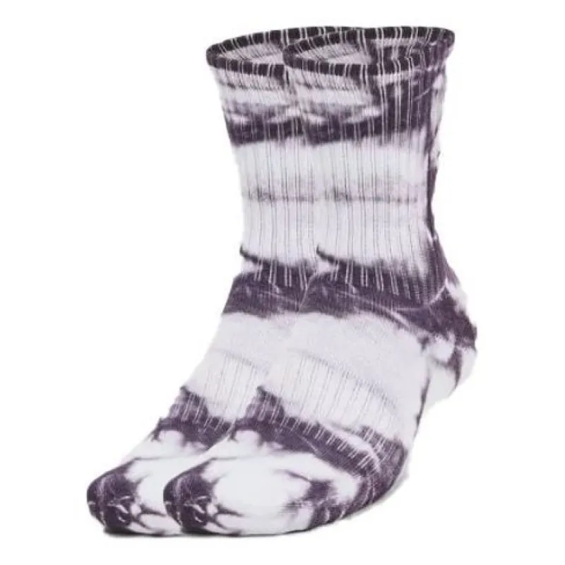 Under Armour Core Normales 1 Pair Socks 'Purple White' 1376906-541 sold by KicksCrew