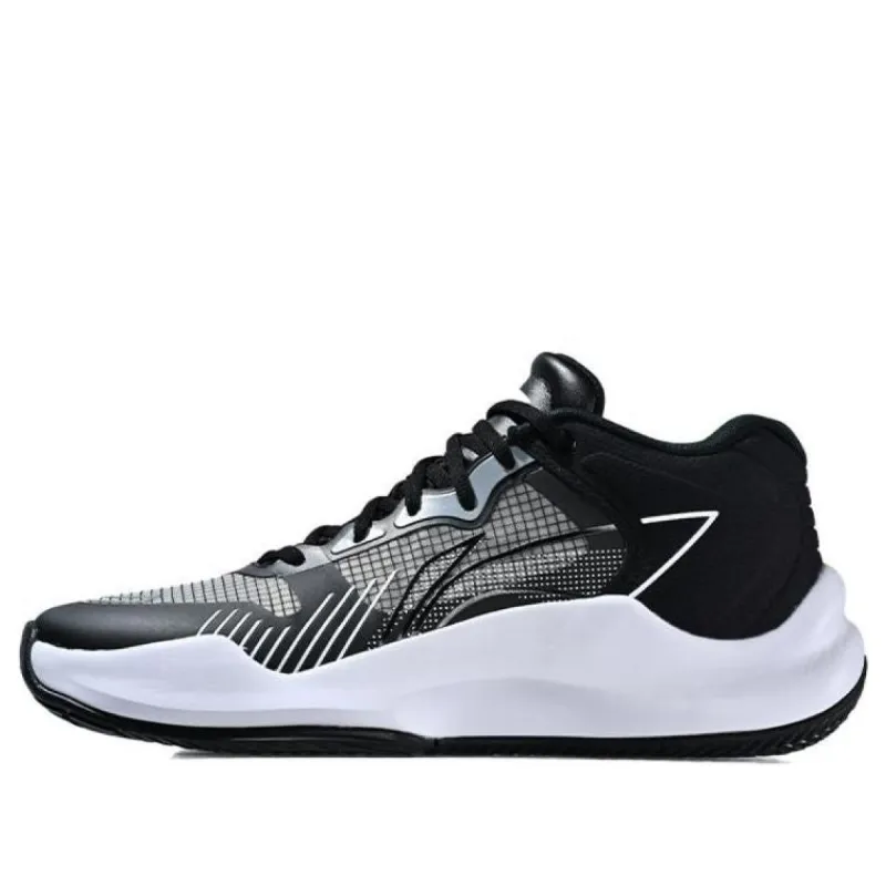 Li-Ning Casual Basketball Shoes Low 'Black White' ABAT067-2 sold by KicksCrew