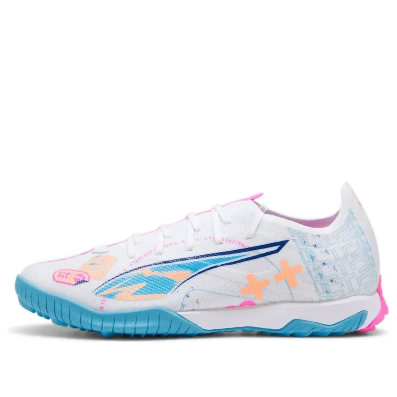PUMA Ultra 5 Match Volume Up TT 'White Luminous Blue Pink' 108091-01 sold by KicksCrew