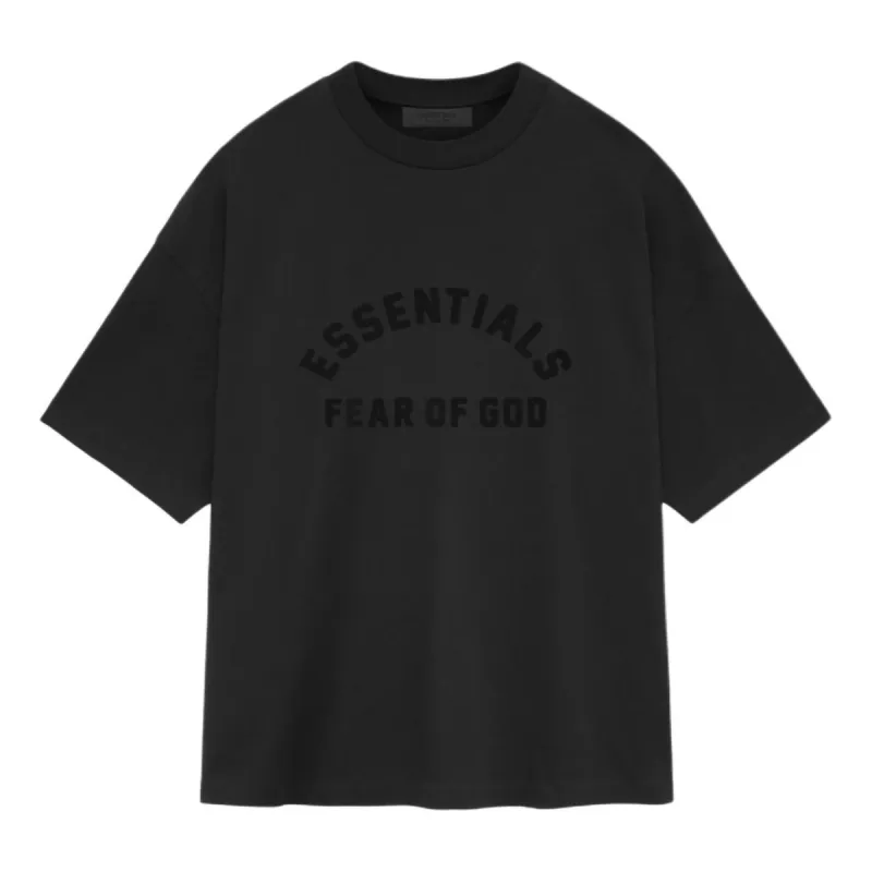 Fear of God Essentials SS24 Heavy T-shirt 'Black' 125SU242000F sold by KicksCrew