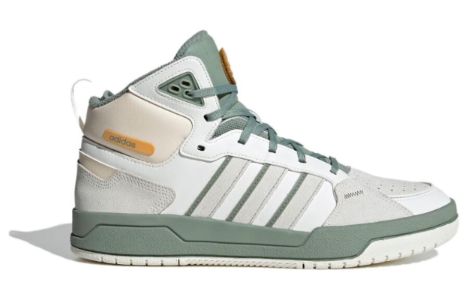 Adidas Neo 100DB Basketball Shoes 'Grey White Olive Green' IG1572 sold by KicksCrew