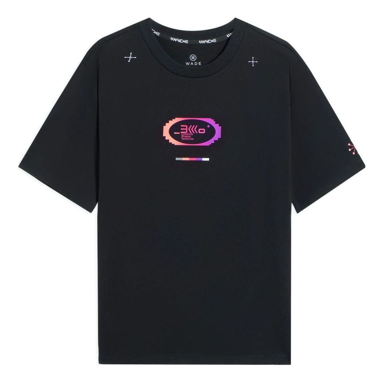 Li-Ning Way Of Wade 003 Graphic T-shirt 'Black Purple' AHSSA47-1 sold by KicksCrew