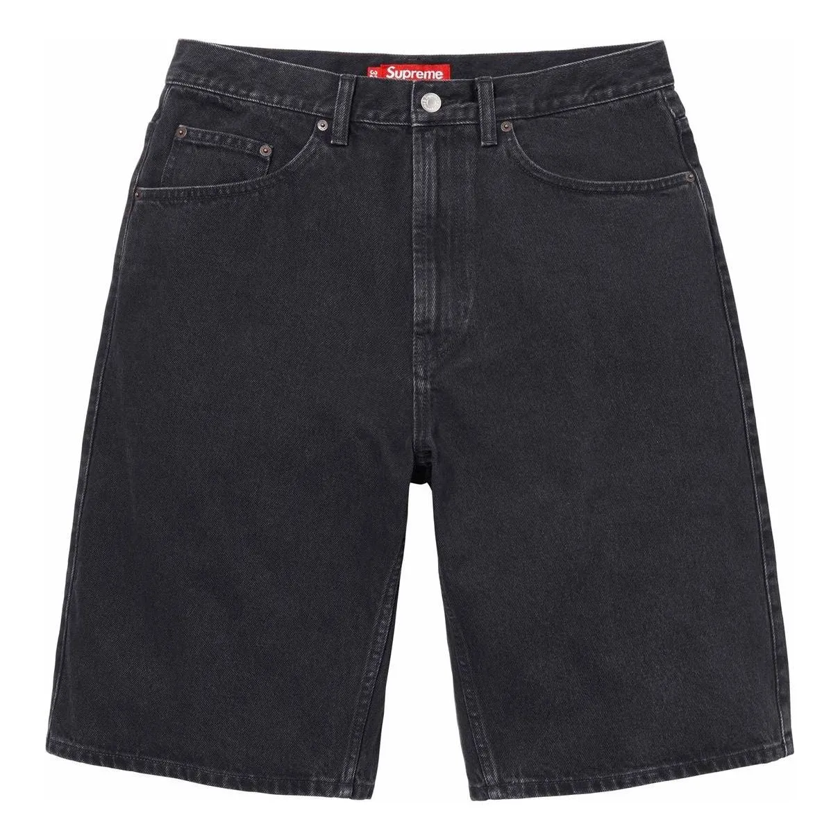 Supreme Baggy Denim Short 'Black' SUP-SS24-196 sold by KicksCrew