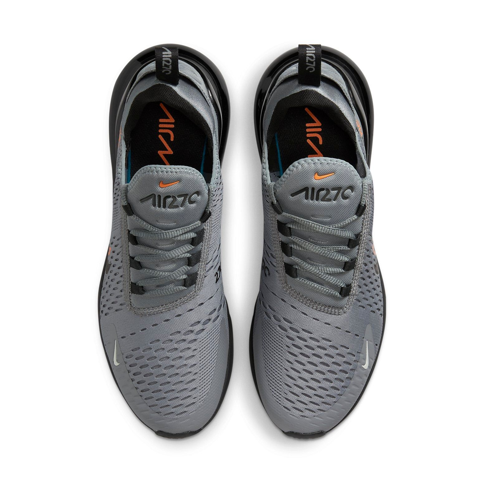 Nike Air Max 270 'Multi-Swoosh Smoke Grey Mandarin' FN7811-001 sold by KicksCrew product image thumbnail 4