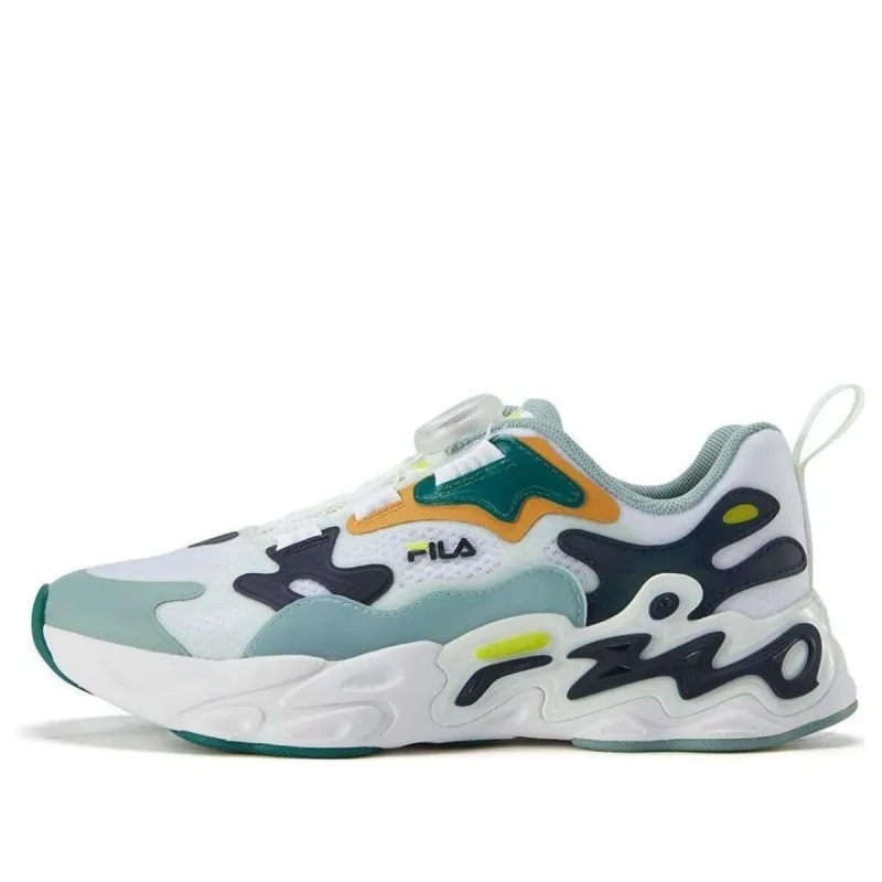 (GS) FILA Boa Fashion Lifestyle Sneakers 'White Green Navy' K15B221103FWG sold by KicksCrew
