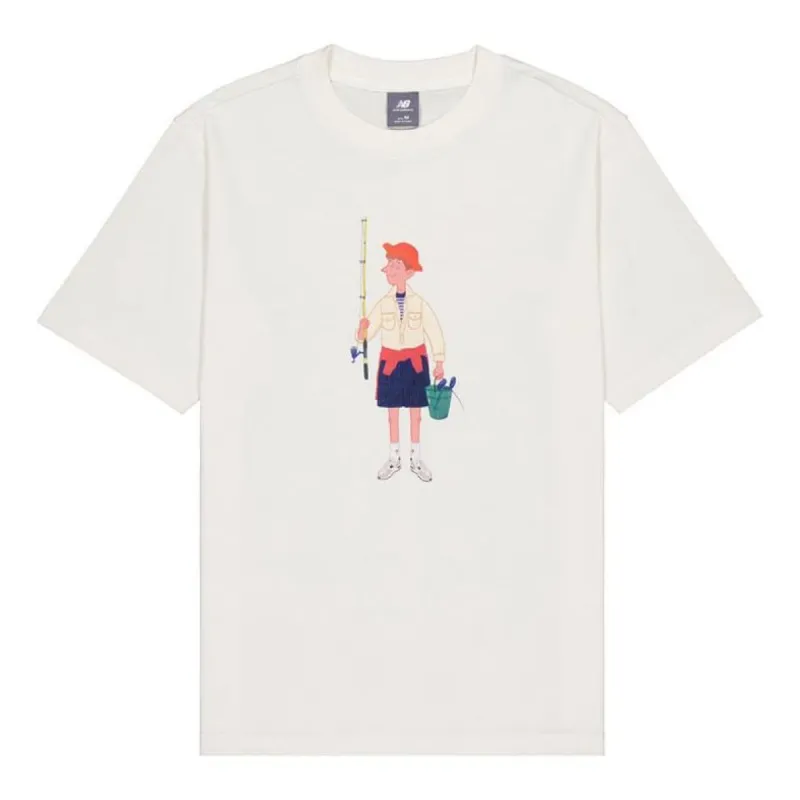 New Balance x Mr. Slowboy Graphic T-shirt 'Ivory' NEE28073-IV sold by KicksCrew