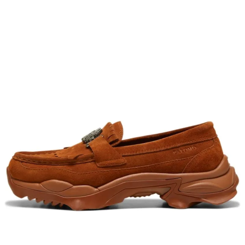 (WMNS) PUMA x PALOMO Nitefox Loafers 'Teak Brown' 396816-01 sold by KicksCrew