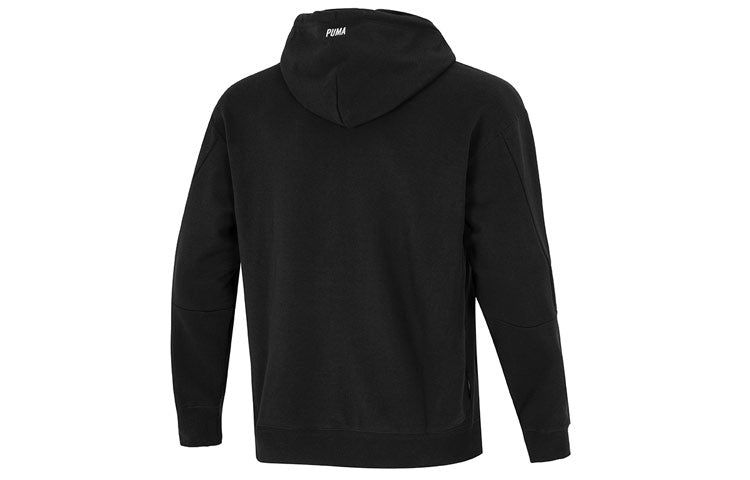 Puma Colorful Logo Hoodie 'Black' 537706-01 sold by KicksCrew product image thumbnail 2