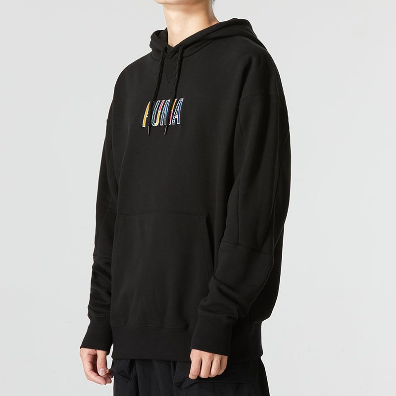 Puma Colorful Logo Hoodie 'Black' 537706-01 sold by KicksCrew product image thumbnail 5