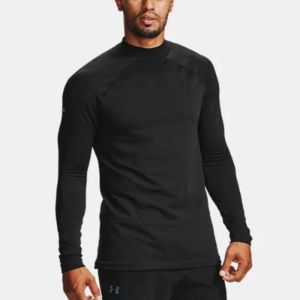 Under Armour RUSH ColdGear Seamless Mock 'Black' 1356607-001 sold by KicksCrew
