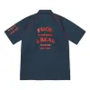 Supreme Fuck Everything S/S Work Shirt 'Navy Red' SUP-SS22-702 sold by KicksCrew