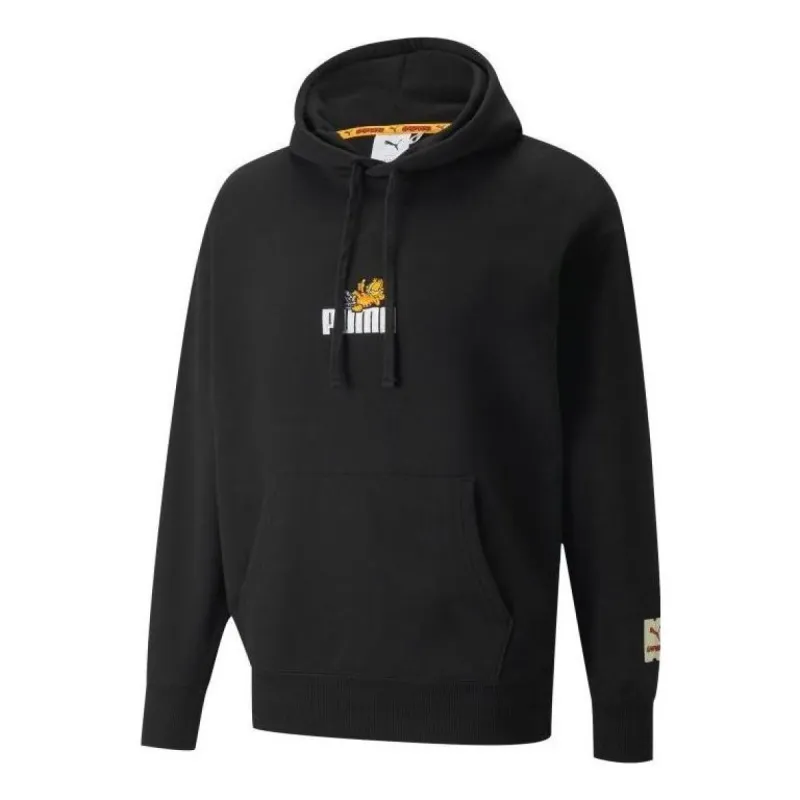 Puma x GARFIELD Hoodie 'Black' 534435-01 sold by KicksCrew