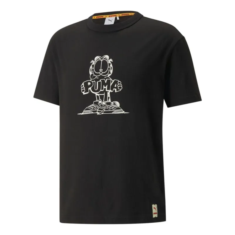 Puma x Garfield Graphic T-Shirt 'Black' 534433-01 sold by KicksCrew
