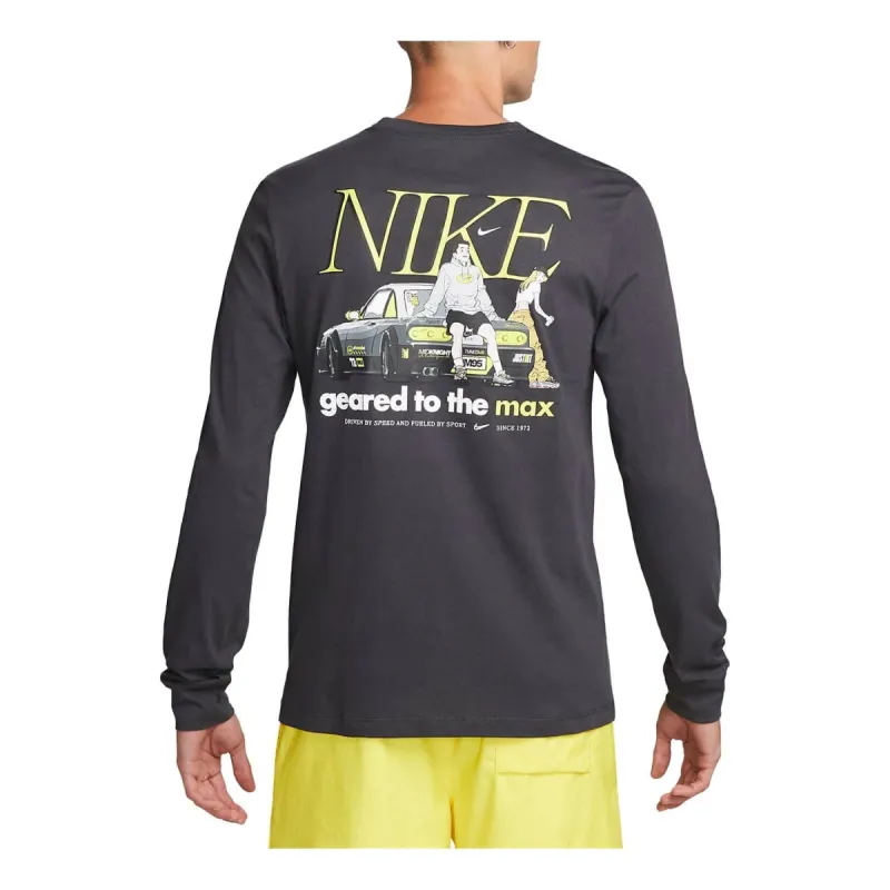 Nike Trail Long Sleeve T-Shirt 'Black' DM4744-010 | Parallel