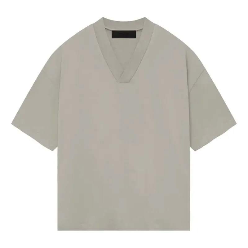 Fear of God Essentials SS24 V Neck T-Shirt 'Seal' 125SP244215F sold by KicksCrew