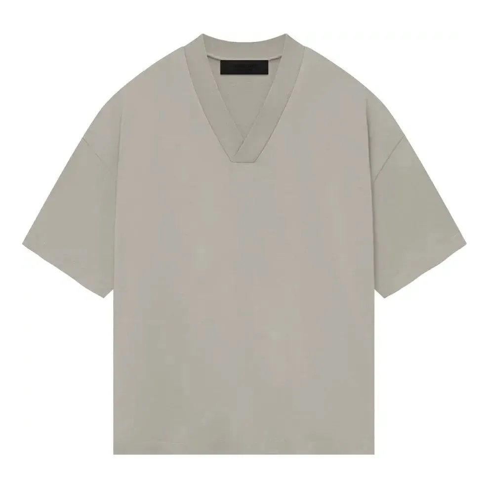 Fear of God Essentials SS24 V Neck T-Shirt 'Seal' 125SP244215F sold by KicksCrew