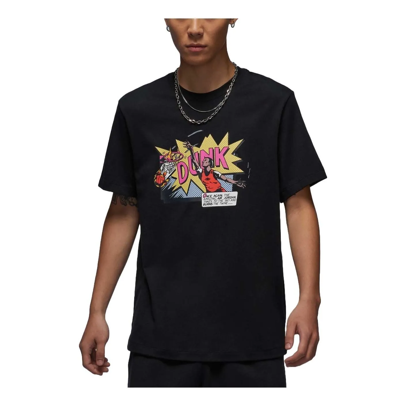 Air Jordan Graphic T-Shirt Asia Sizing 'Black' FZ1940-010 sold by KicksCrew