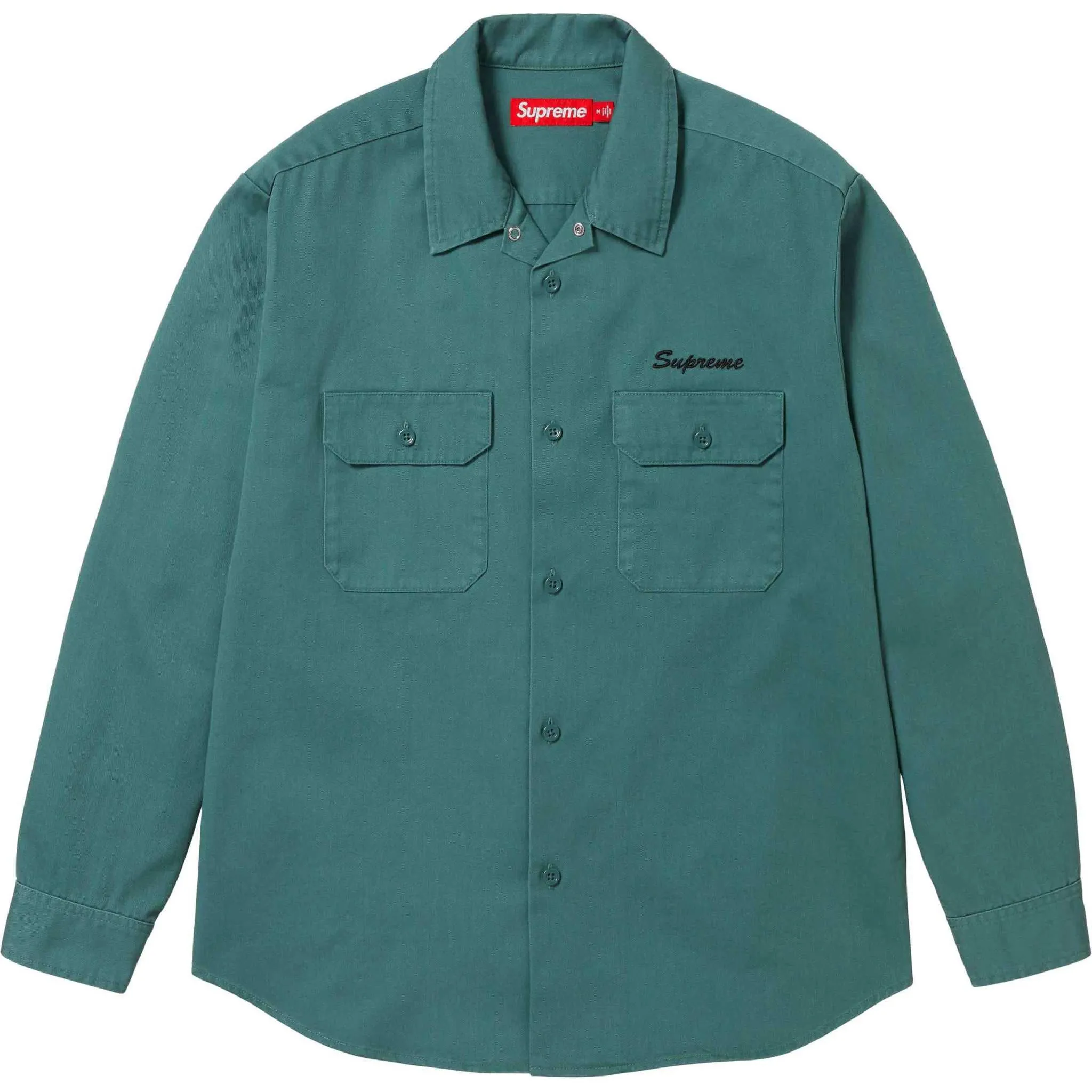 Supreme Our Lady Work Shirt 'Teal' SUP-SS24-181 sold by KicksCrew