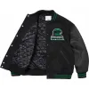 Supreme Wave Varsity Jacket 'Black Green' SUP-SS24-180 sold by KicksCrew
