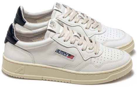 (WMNS) Autry Medalist Leather Low 'White Dark Blue' AULW-LL12 sold by KicksCrew