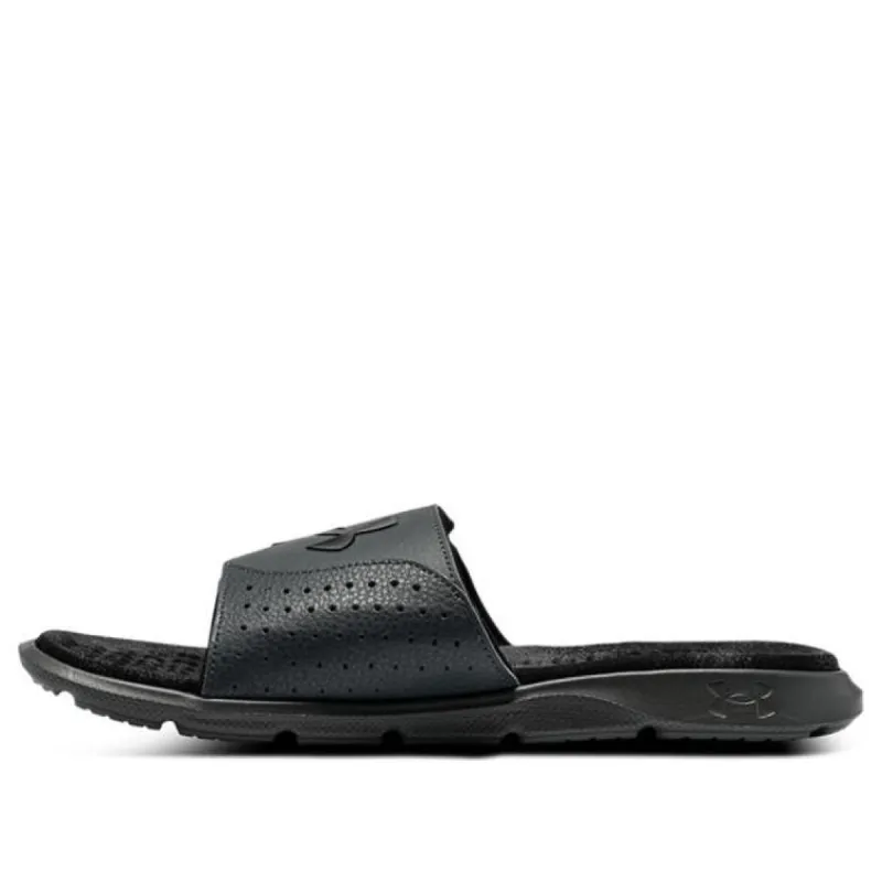 Under Armour Ignite 7 Graphic Strap Slide 'Pitch Grey Black' 3026025-100 sold by KicksCrew