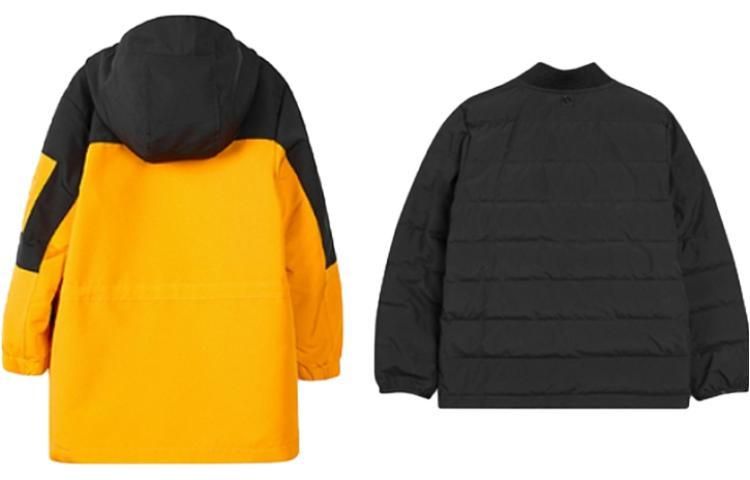 (GS) Skechers Hooded Zip-up 3-In-1 Down Jacket 'Green Black Yellow' L421B019 sold by KicksCrew product image thumbnail 3