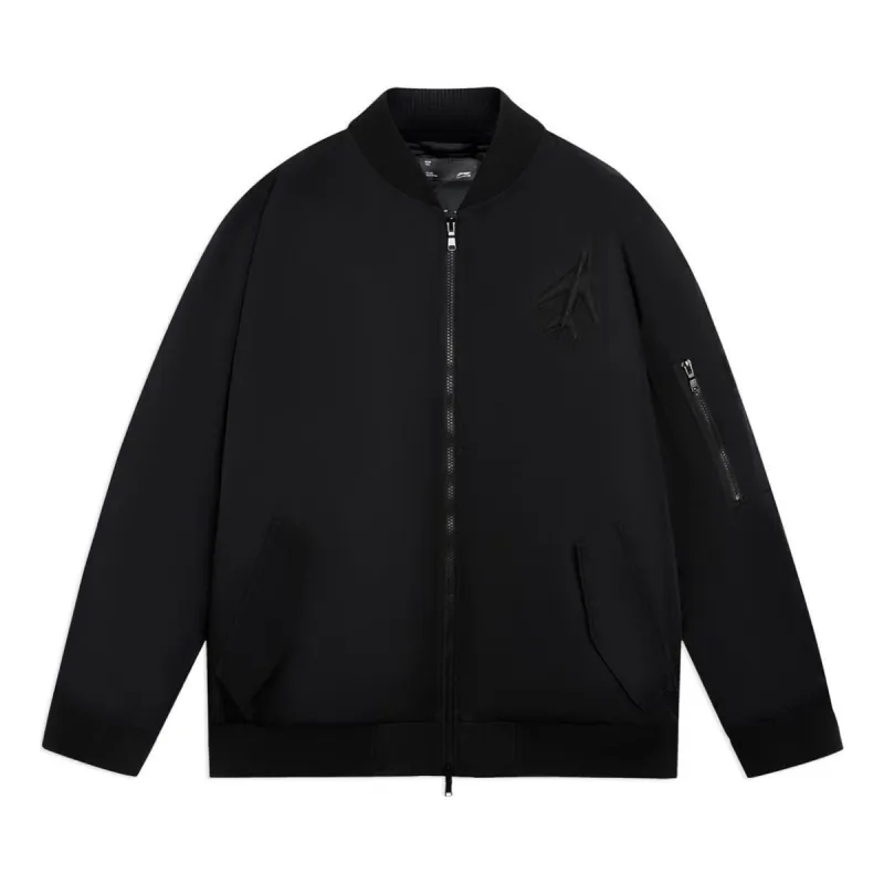 Manfinity Mode Men Solid Zip Up Bomber Jacket | Parallel