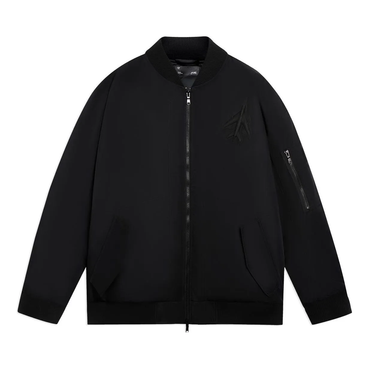 Li-Ning Counterflow Graphic Bomber Jacket 'Black' AYMS407-5 sold by KicksCrew