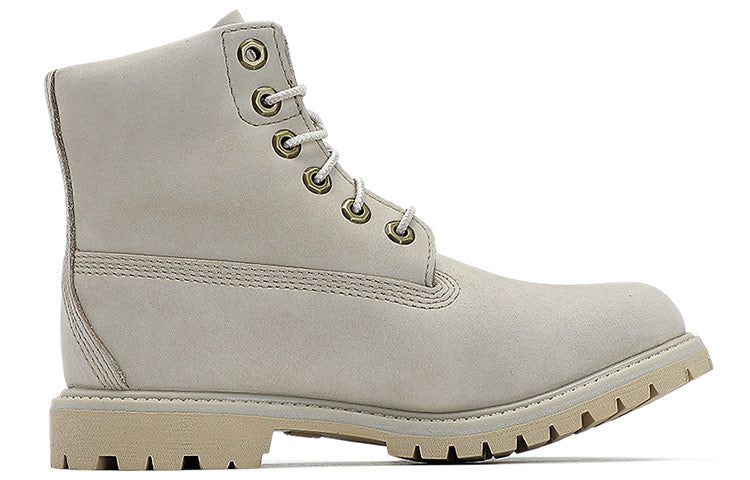 (WMNS) Timberland Paninara Collarless 6 Inch Waterproof Boots 'Light Grey Nubuck' A2M2S071 sold by KicksCrew product image thumbnail 2