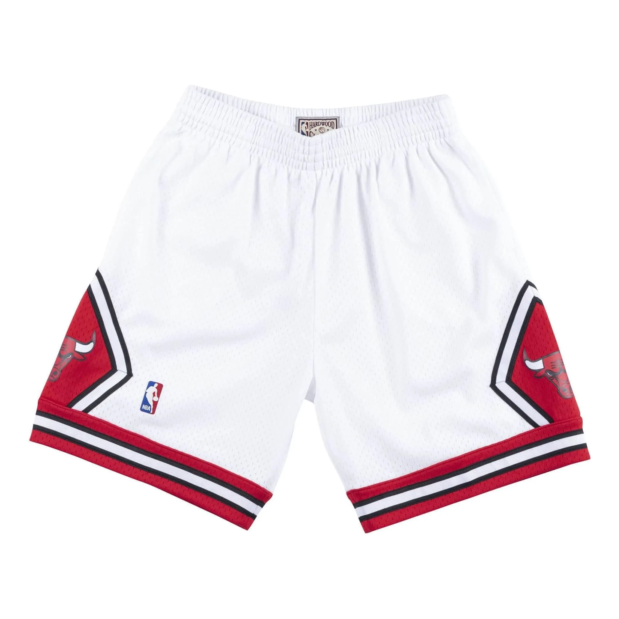 Mitchell & Ness NBA Swingman Shorts Chicago Bulls 1997-98 'White Red' SMSHCP18151-CBUWHIT97 sold by KicksCrew