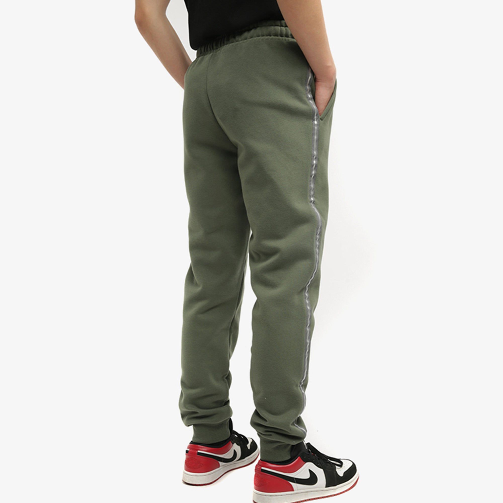 Puma Metallic Nights Tape Sweatpants 'Green White' 587142-64 sold by KicksCrew product image thumbnail 5