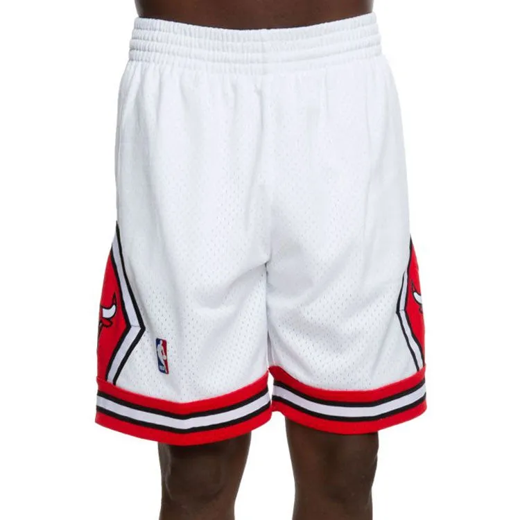 Mitchell & Ness NBA Swingman Shorts Chicago Bulls 1997-98 'White Red' SMSHCP18151-CBUWHIT97 sold by KicksCrew product image thumbnail 3