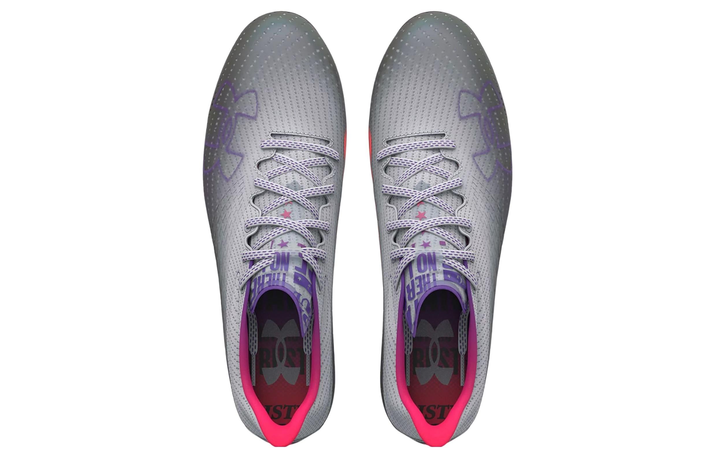 (WMNS) Under Armour Blur Smoke MC Football Cleats 'Grey Black' 3025123-100 sold by KicksCrew product image thumbnail 5