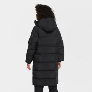 (WMNS) Air Jordan Down Parka Jacket 'Black' CV2484-010 sold by KicksCrew